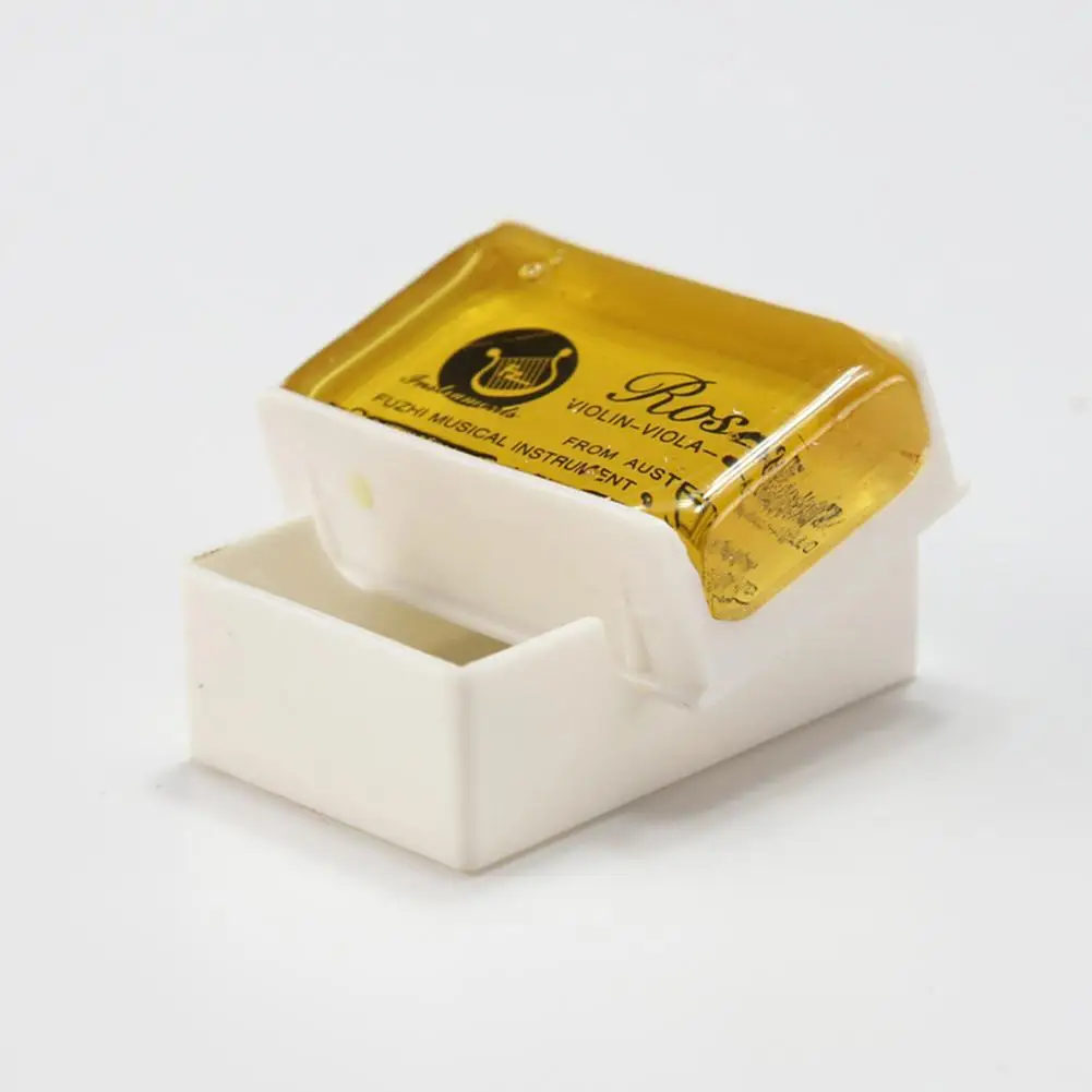 Transparent Yellow Rosin Resin Colophony Rectangle Cello Accessories Bowed Erhu Viola Violin String Box Violin Accessories