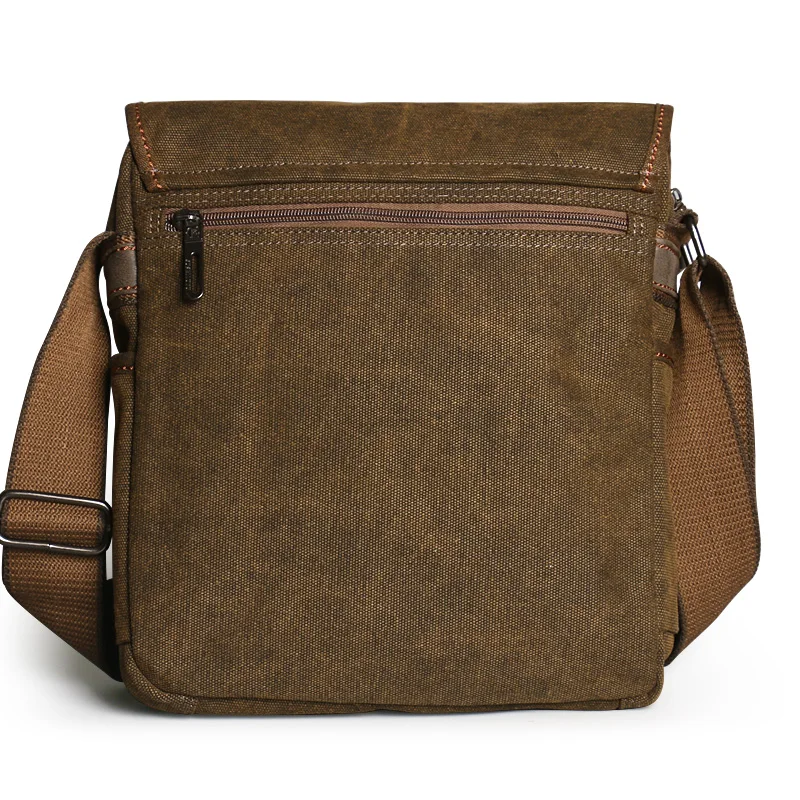 New Vintage Shoulder Canvas Bags Men Leisure Wear Resistant Retro Cross Messenger Bag High Quality