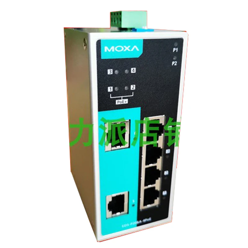 New Original Spot Photo For MOXA EDS-P206A-4PoE 6-Port PoE Unmanaged Ethernet Switch