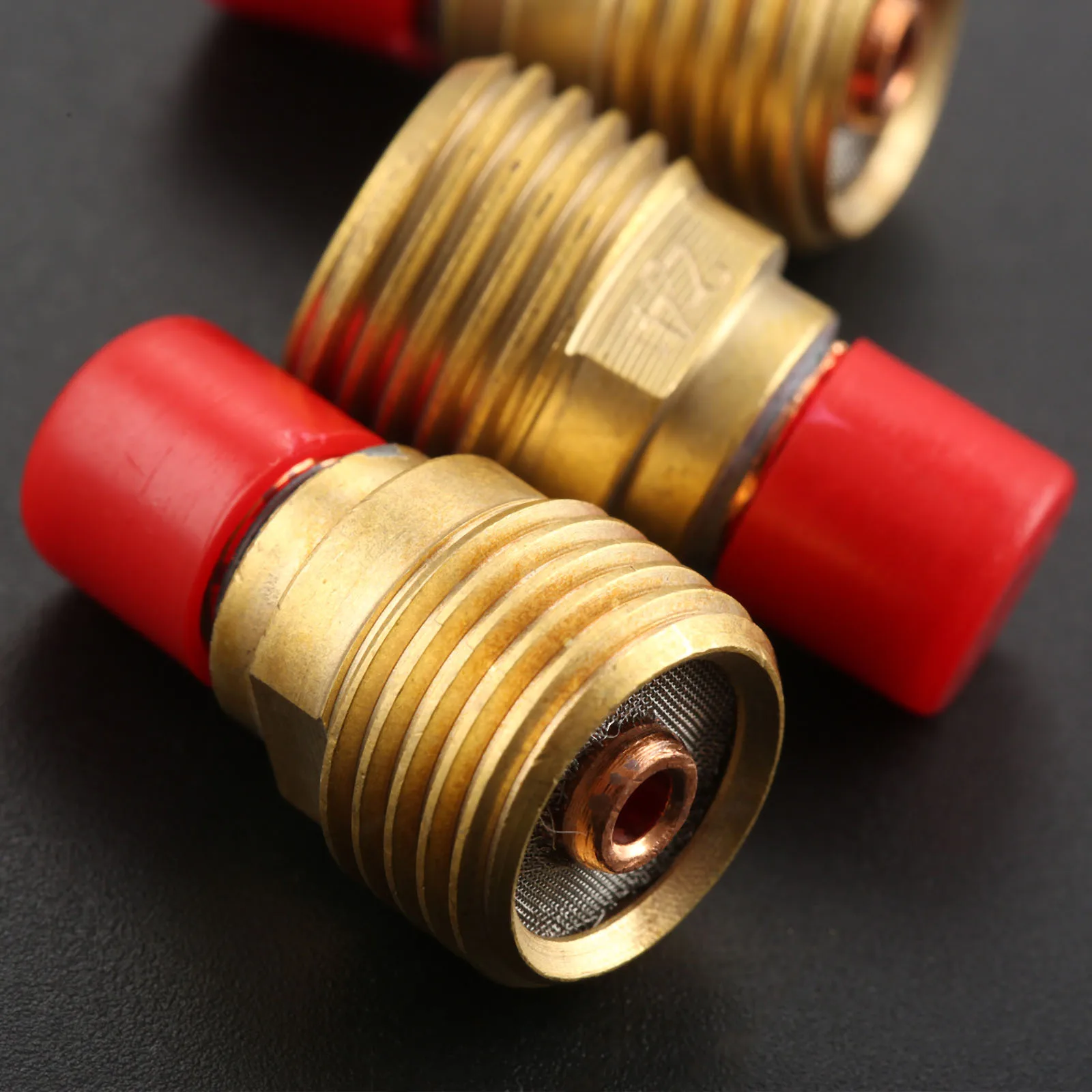 TIG Que Hàn Ống Kính Collets Cơ Thể Khí Ống Kính 45V44 3/32 "2.4Mm Phù Hợp Với Hàn TIG Đèn Pin Bị Tiêu Thụ SR PTA DB WP 9 20 25 Series 3x