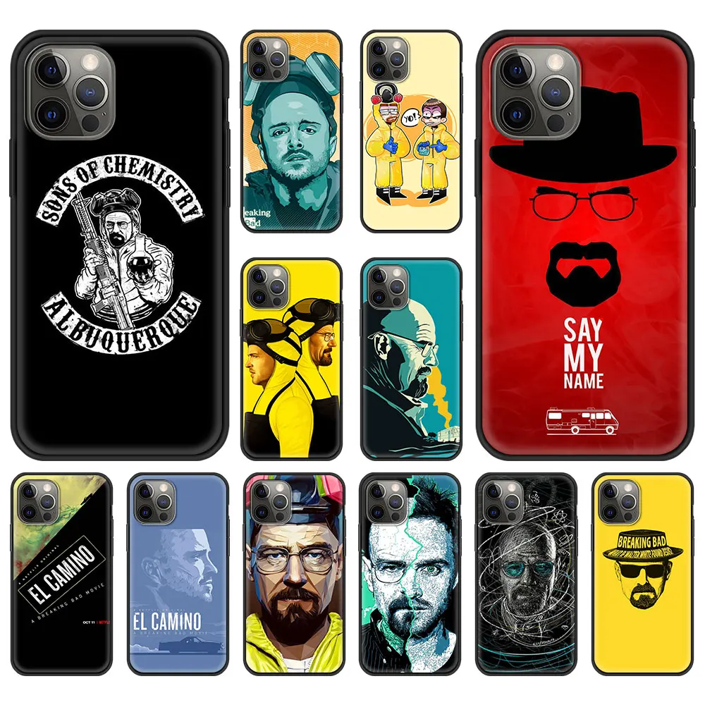 

Popular TV series Breaking Bad Case for iPhone 15 13 14 11 12 Pro Max Phone Cover for iPhone 7 8 Plus SE X XR XS Luxury Shell