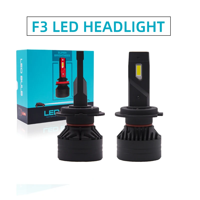 90W 10000LM F3 H4 H7 H8 H11 h13 Car LED Headlights Bulb Fog Light H7 H11 H8 9005 9006 H1 880 Car LED Headlamp Kit