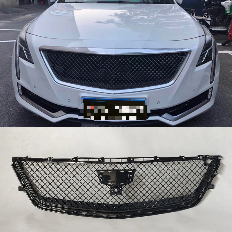 V Style Front Sport Hood Racing Grill for Cadillac CT6 2016-2017 Car Accessories Not Frame