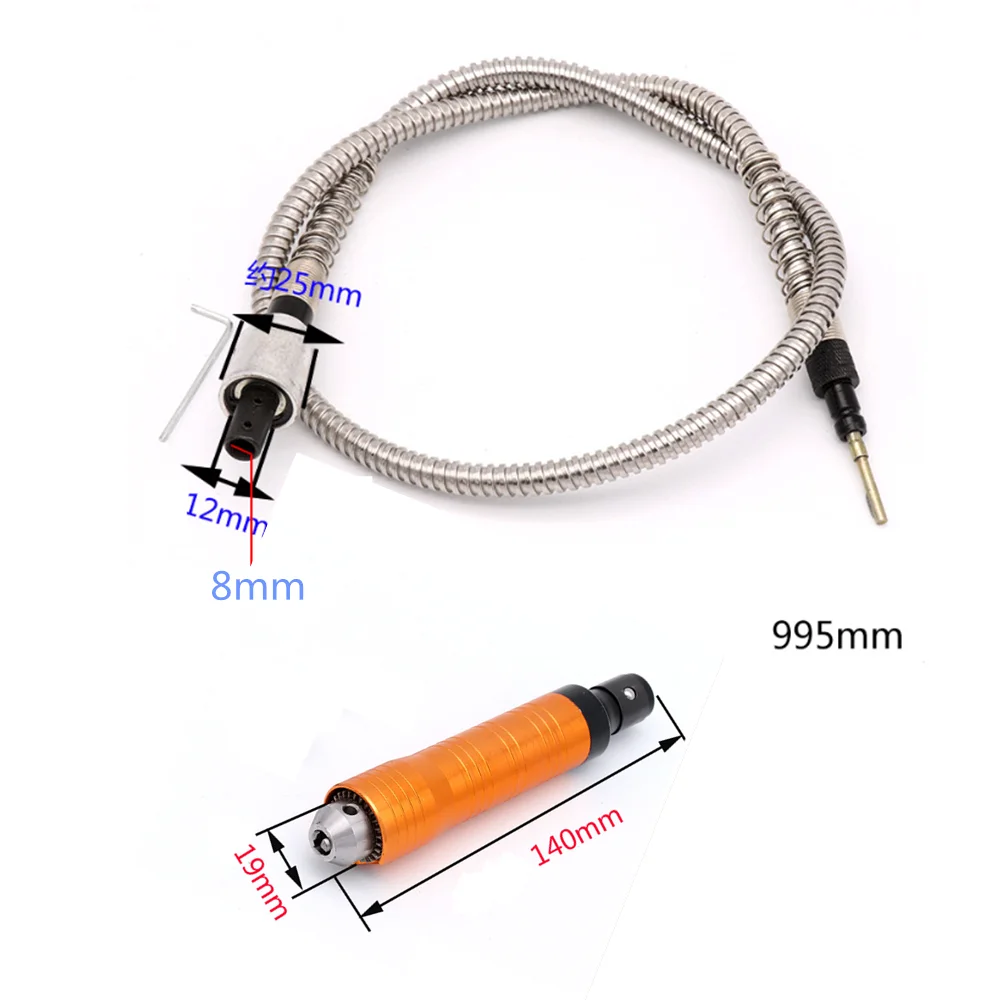 Table Polishing Machine Flexible Shaft Tube Clamping Size 6.5MM For Electric Grinding Machine Shaft Tube For Die Grinder