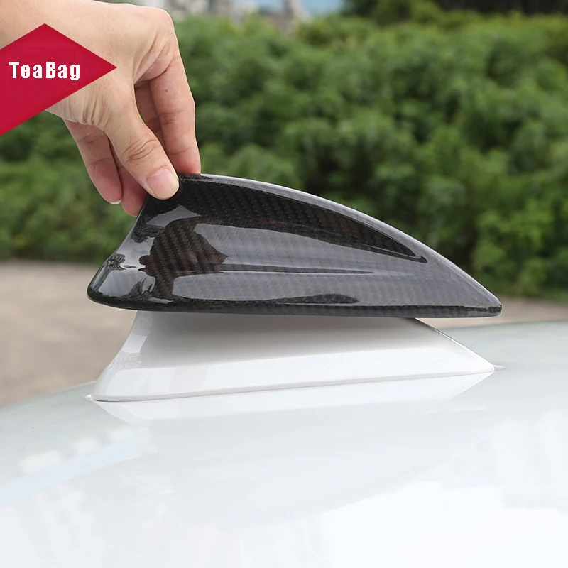 

Carbon Fiber Pattern ABS Roof Shark Fin Aerial Antenna Cover For BMW F20 F21 F31 F45 F15 F85 G07 F49 F52 F34 F32 Car Accessories