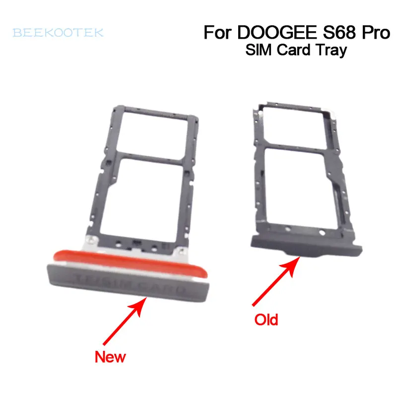 

New Original DOOGEE S68 Pro SIM Card Holder SIM Card Slot Tray Holder Repair Accessories For DOOGEE S68 Pro Smart Phone