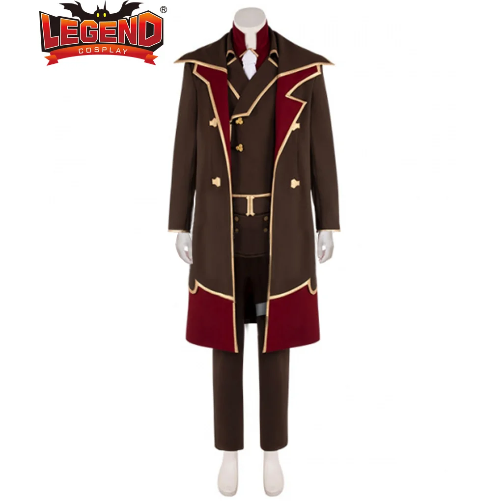 Game LOL Arcane Silco Cosplay Costume Silco Jacket Vest Outfit Full Suit for Men Women Adult