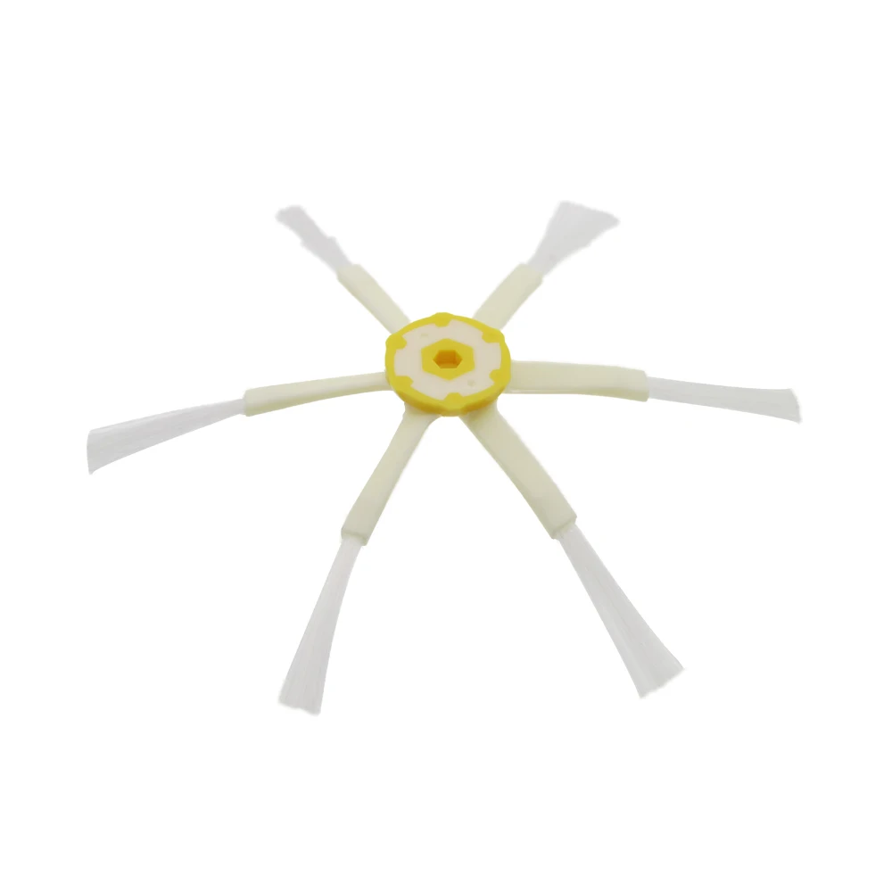 10 X แปรงด้านข้าง6ชิ้นสำหรับ IRobot Roomba 500 600 700 Series 560 630 650 550 760 770 780อะไหล่เครื่องดูดฝุ่น