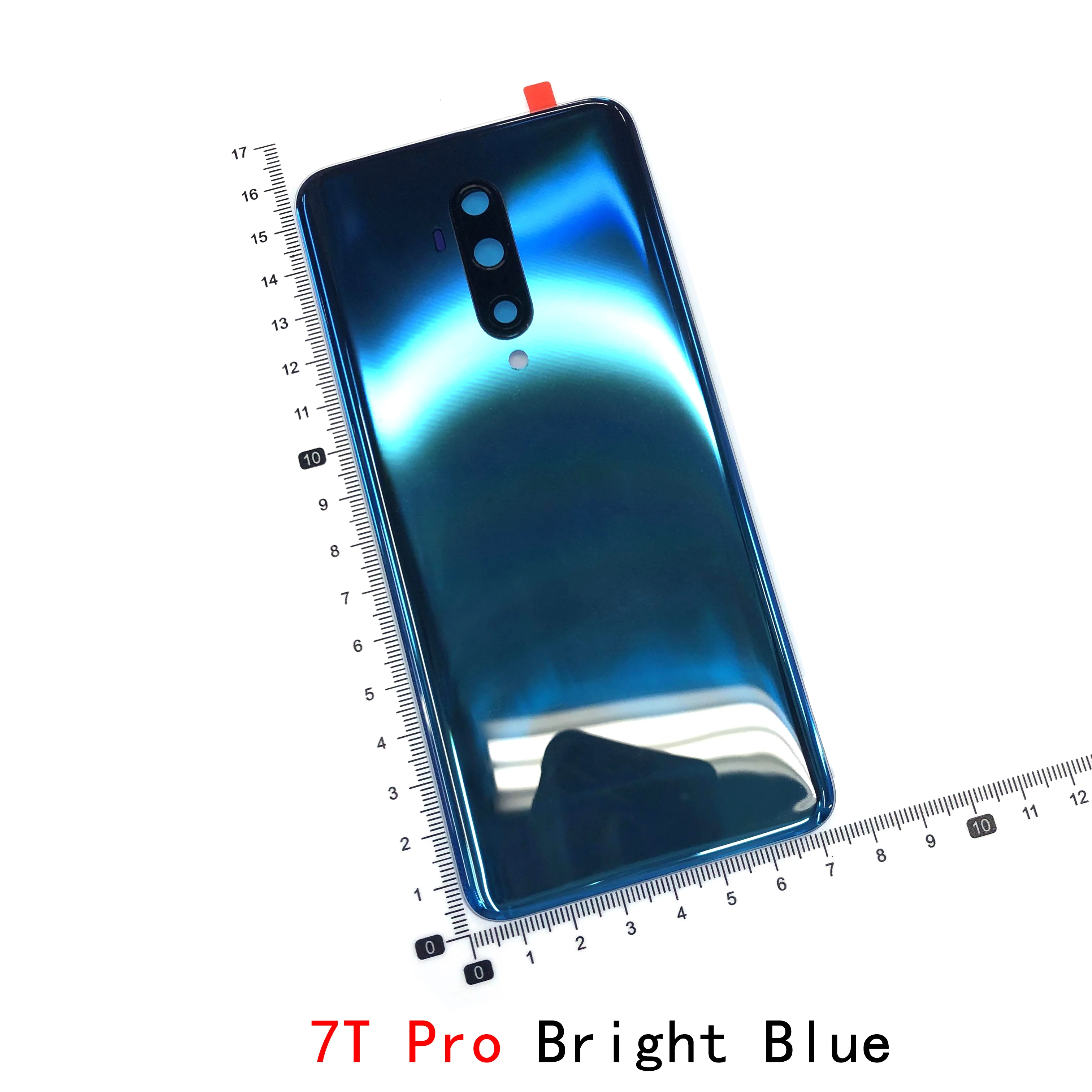 Perumahan penutup baterai belakang pintu, casing kaca belakang, penggantian lensa kamera, untuk OnePlus One Plus 7, 7Pro, 1 + 7T, 7T Pro