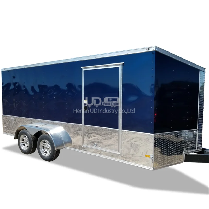 Comida rápida quiosque café van cachorro quente sorvete carrinho móvel cozinha concessão comida caminhão reboque para venda