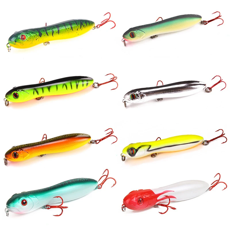 1 Pcs Snake Head Pencil Fishing Lure Artificial Hard Crank Bait Wobblers Swimbait High Quality Minnow Fish Lures 100mm 15.6g