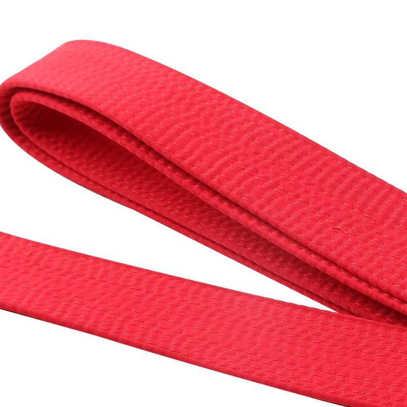 Cintura di karate approvata Wesing WKF 100% cotone blu rosso nero cintura karate