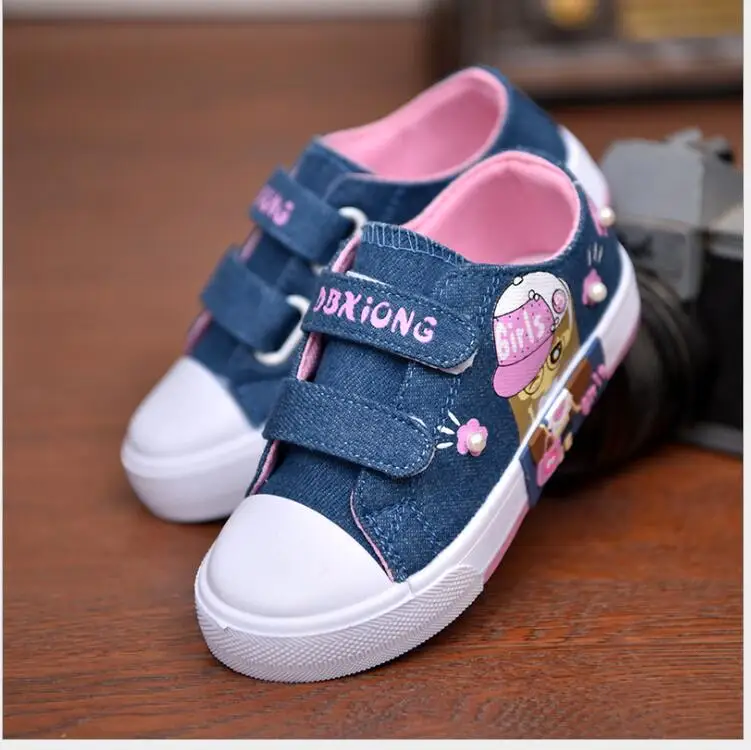 New style children canvas shoes girls and boys fashion flats shoes breathable kids sneakers child casual baby shoes size 25-37