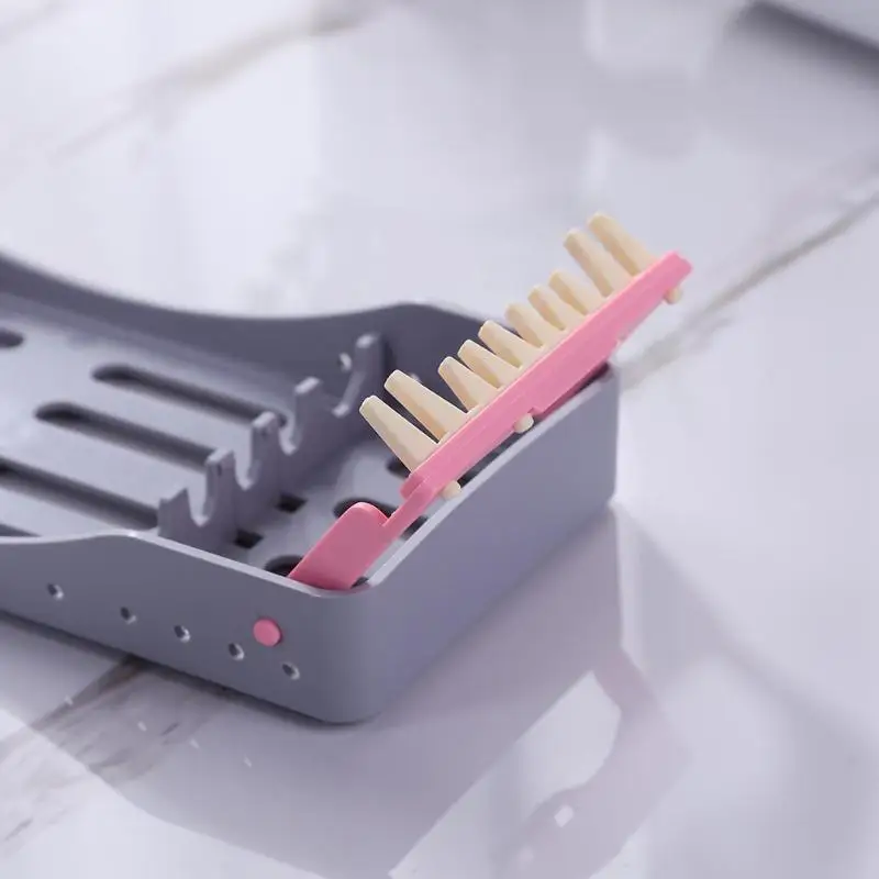 Dental Sterilization Box Autoclave Cassette File Burs Disinfection Holder Surgical Sterilization Box Dental Tool