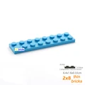 10 piezas de color azul claro