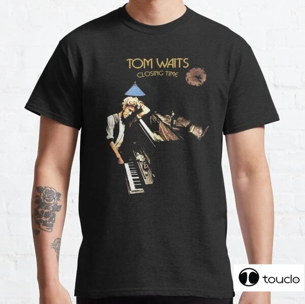 Tom Waits Closing Time Album Shirt Sticker Poster Mask Hot Sale Clown T Shirt Men/Women Printed Terror Fashion T-Shirts Unisex