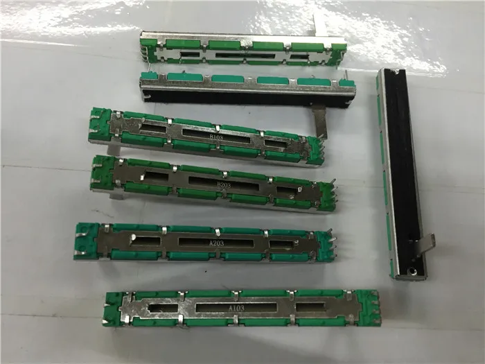 نوعية جيدة 2 قطعة 75 مللي متر/60 مللي متر مزدوجة الشريحة مستقيمة الجهد A20K A10K B10K B20K A103 B103 A203 B203 A503 = B503 = B50K