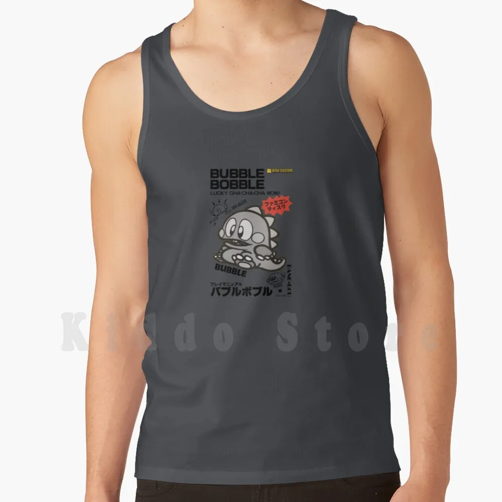 Bubble Bobble Famicom Tank Tops Vest Sleeveless World 1990 1990s 1980s Nwc Metroid Nes Snes