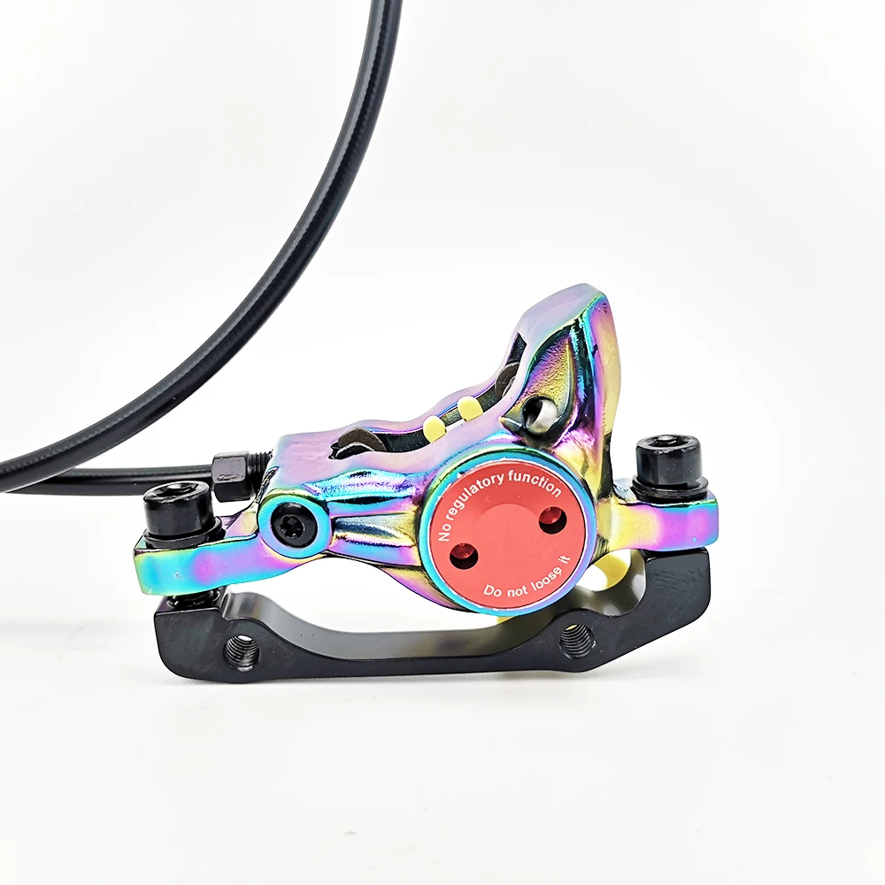 Rainbow Bicycle Hydraulic Disc Brake MTB Bicycle Oil pressure Disc Brake Colorful Kits 800/1400mm Mountain Bike Caliper Clamp