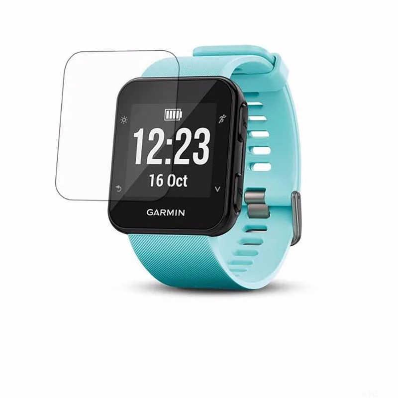 2 เครื่องฉีดน้ำแรงดันสูง ultra maxx HD ล้างกระจกนิรภัยป้องกันฟิล์มสำหรับ Garmin Forerunner 35 Fr35 สมาร์ทนาฬิกา Toughened ป้องกันหน้าจอ