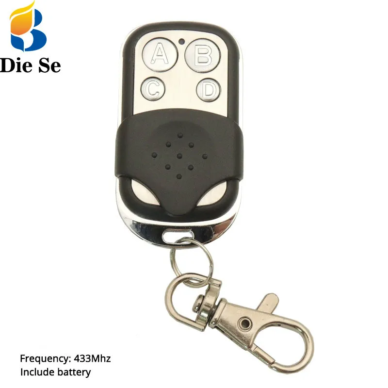 433MHz Universal Remote Control 1527 Learning Code 4 Button Transmitter Key fobs,For Garage Door Light Opener no clone