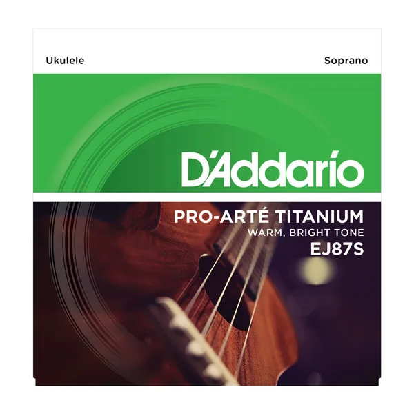 D'Addario Pro-Arte Titanium Ukulele Strings EJ87S EJ87T EJ87C Daddario