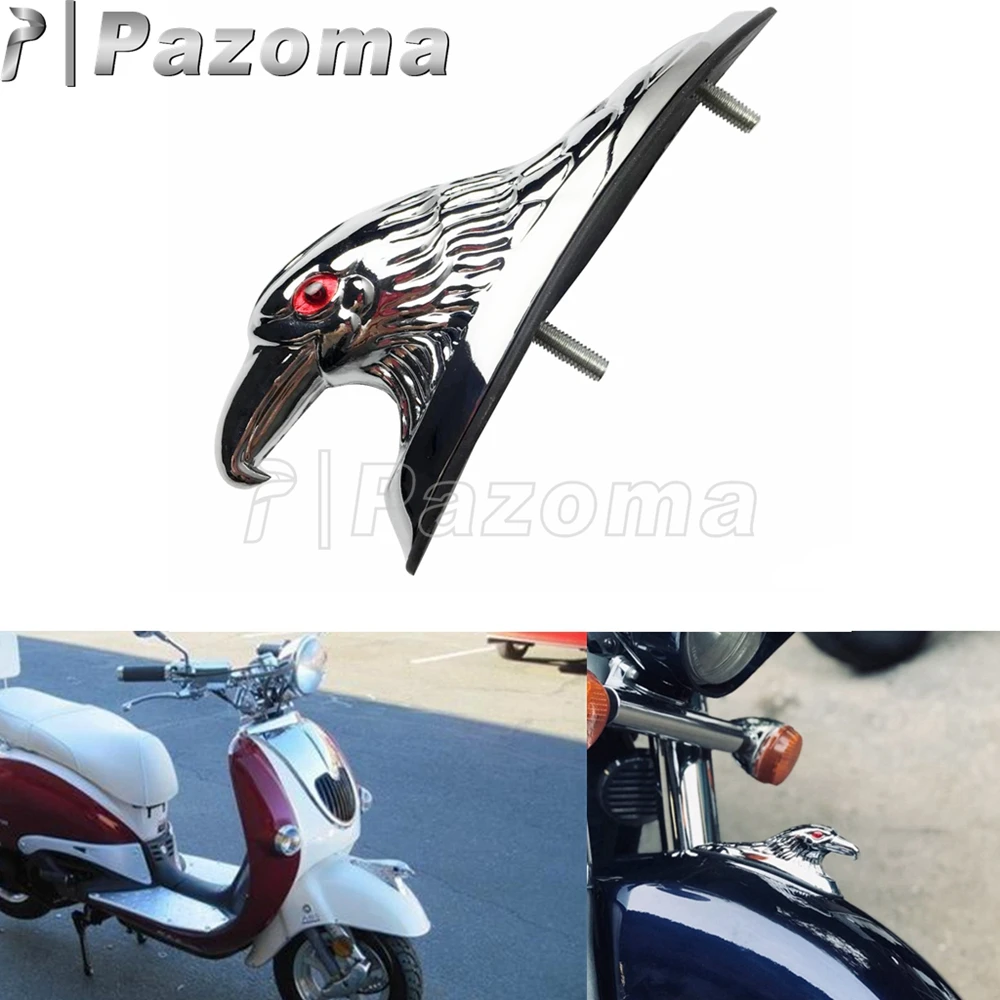 

Украшение на переднее крыло мотоцикла, брызговик с головой орла, для Harley, Suzuki, Honda, Suzuki, Kawasaki, мотоцикла, скутера, квадроцикла