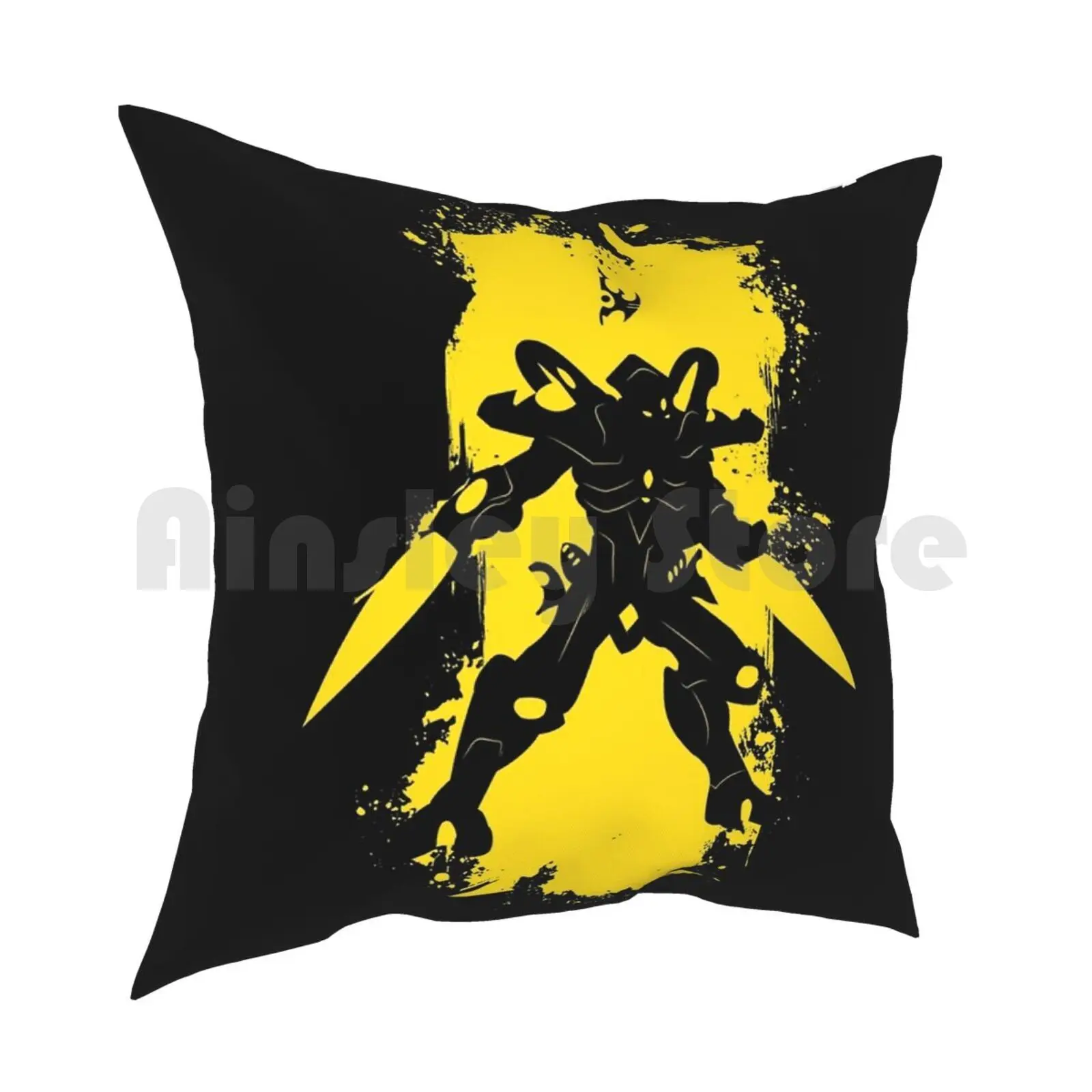 My Life For Auir Pillow Case Printed Home Soft Throw Pillow 2 2 Protoss Zerg Terran Zealot Yellow Sci Fi Cool Video