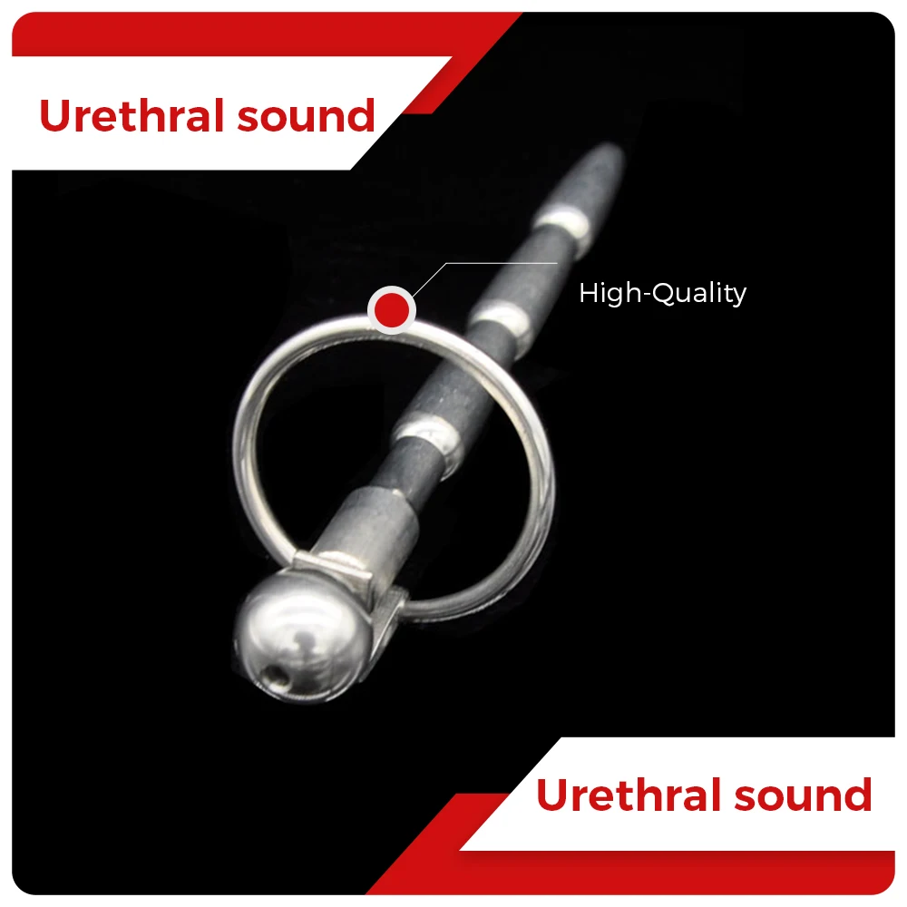 

Metal BDSM Urethral Sound Smooth Horse Eye Stimulation Catheter Urethral Plug For Men Sounding Dilator Penis Ring Gay Sex Toys