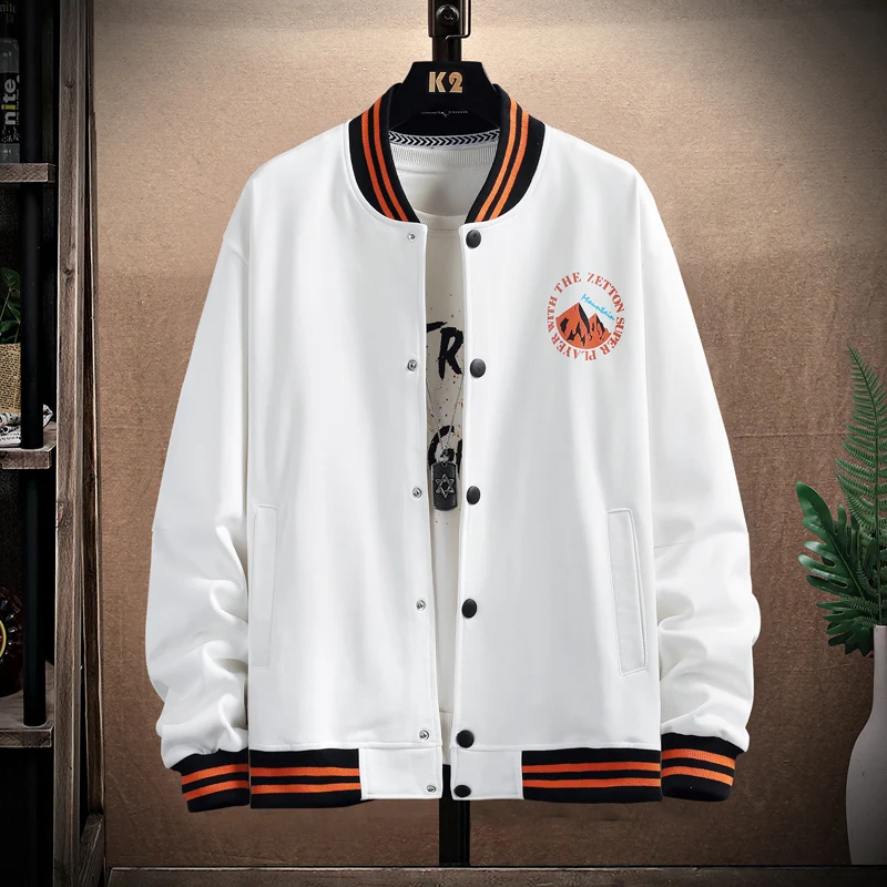 

2021 New Arrival Brand Patchwork Single Breasted Appliques Bomber Jacket Men Embroidery Fashion Baseball Uniform Casual Coat Men