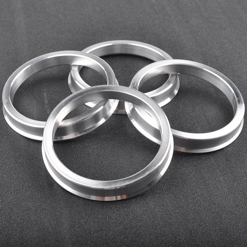 Teeze 1 Set Aluminum hub centric rings OD 72.6 to ID 65.1 centering rings Car Accessories Center Ring