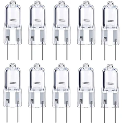 10pcs/lot 12V G5.3/G6.35 20W35W50W halogen lamp beads suitable for aromatherapy lamp crystal lamp projector 2pin bulb