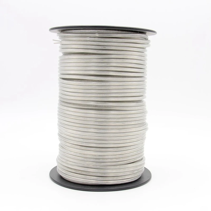 2 Core 3 Core Transparent PVC Insulator Electrical Wire Cable 250V Clear PVC Power Cords Flexible Round Wire