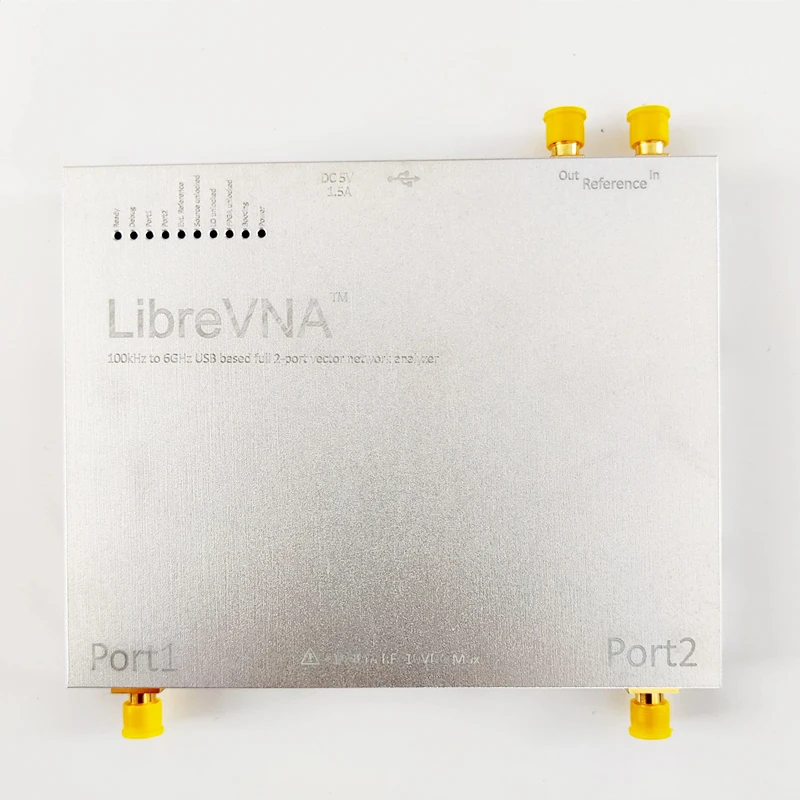 LibreVNA 100kHz - 6GHz USB Based Full 2-port 2CH Vector Network Analyzer CNC Housing