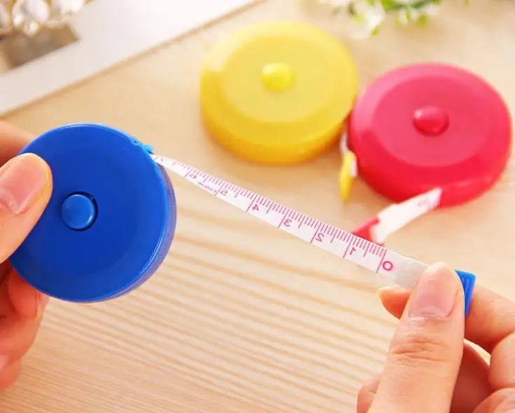 

1000pcs New Retractable Ruler Tape Measure Sewing Cloth Dieting Tailor 1.5m Fast Shipping Wholesale