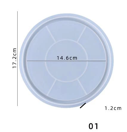 

Creative and practical Silicone Mold Sweet Home Fluid Artist Making fruit storage tray decoration Coaster Epoxy Resin Mold