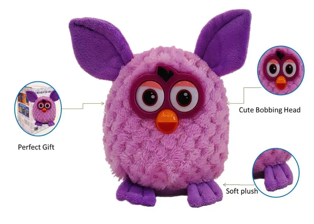 With Box Electronic Pets Interactive Toys Phoebe Firbi Pets Owl Elves Recording Talking Hamster Smart Toy Doll Furbiness boom