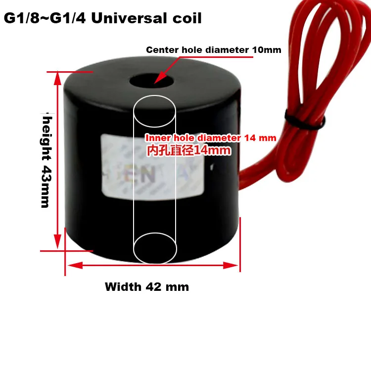 Cewka zaworu elektromagnetycznego 2W160-15 2W200-20 2W250-25 2W400-40 AC220V DC24V