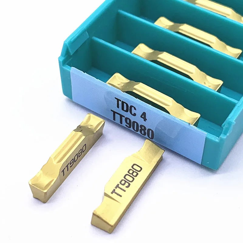 TDC2 TDC3 TDC4 TT9030/TT9080/TT7220 Carbide Lắp TaeguTeci 2MM 3MM 4MM Làm Khe Tiện Bằng Máy CNC dụng Cụ