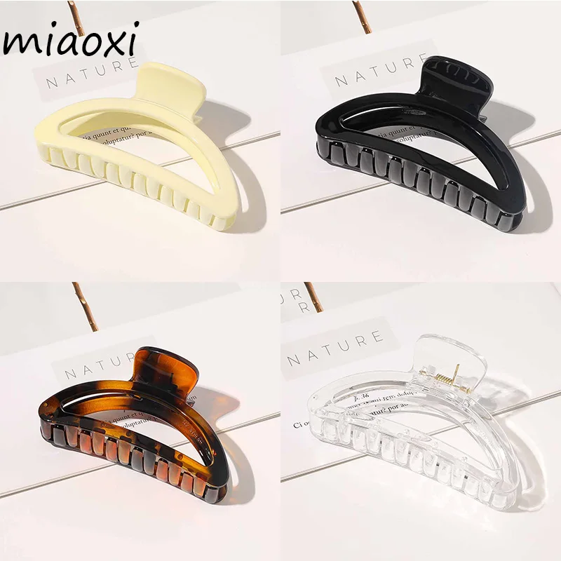 Fashion Korea Elegant Acrylic Women Hairpin Retro Girls Hair Claw Vintage Beauty Hair Ties Hairbands For Lady Hair Accessories