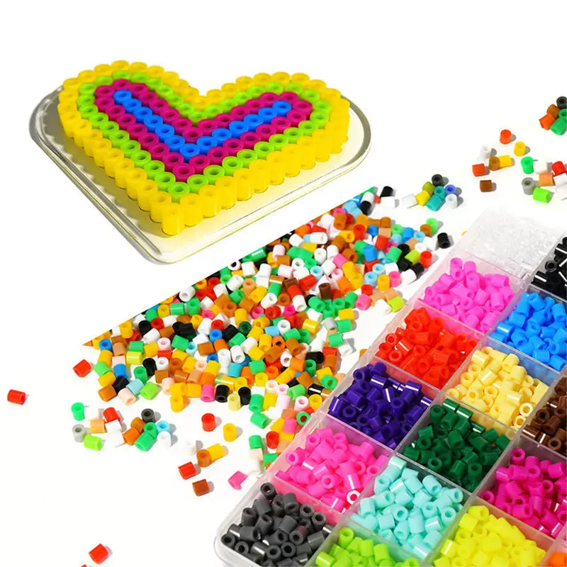 NEW 72 colors 39000pcs Perler Toy Kit 5mm 2.6mm Hama beads 3D Puzzle DIY Toy Kids Creative Handmade Craft Toy Gift