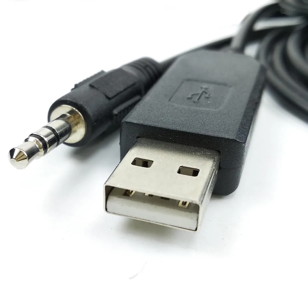 USB TTL 3.3V ระดับถึง3.5MM AJ SERIAL สายเคเบิลอะแดปเตอร์ USA Silabs CP2102 CP210x USB UART BRIDGE CHIP