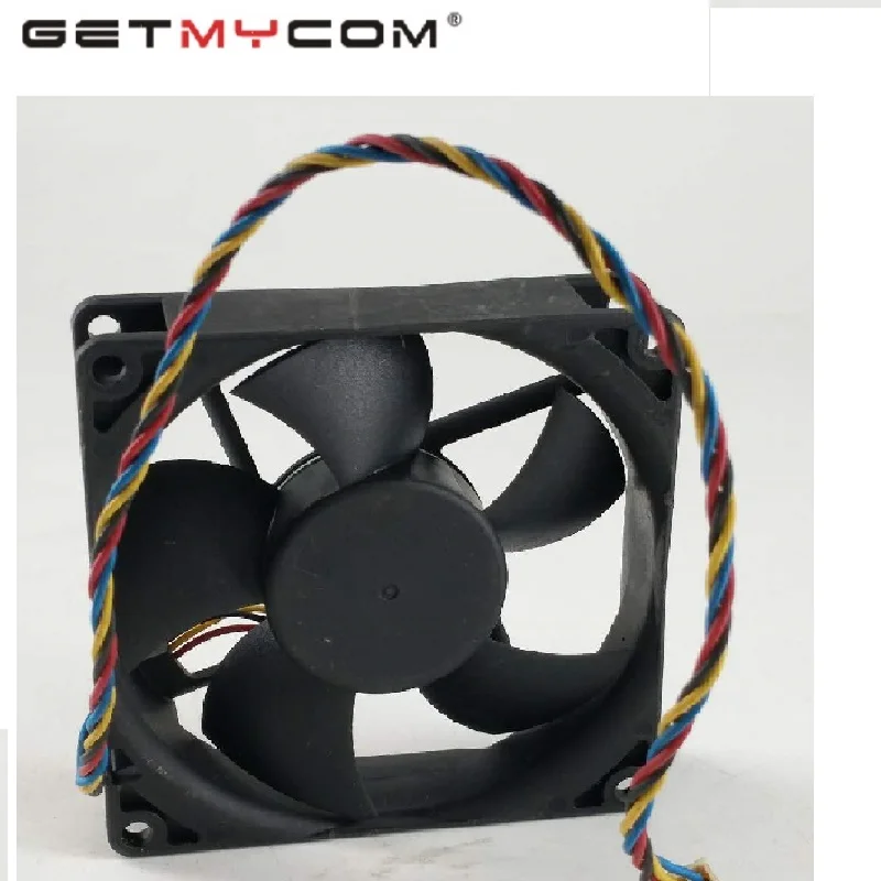 Getmycom Original PMD1208PKV1-A 8020 80*80*20 8CM 8*8*2CM  12V 4.8W  Tempreture control server 4PIN PWM cooling fan