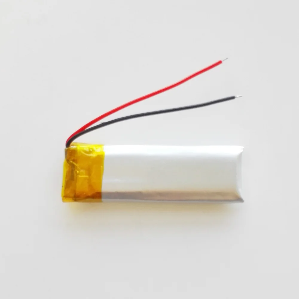 3.7V 180mAh Lithium Polymer LiPo Rechargeable Battery 501235 For Mp3 GPS Headphone Bluetooth Recorder Earphone