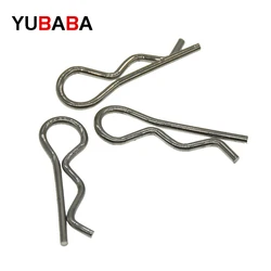 Edelstahl R Geformt Frühling Cotter Clip Pin 1,2mm 1,8mm 2mm 2,5mm 3mm 4mm dia Fastener Hardware für Reparatur Autos