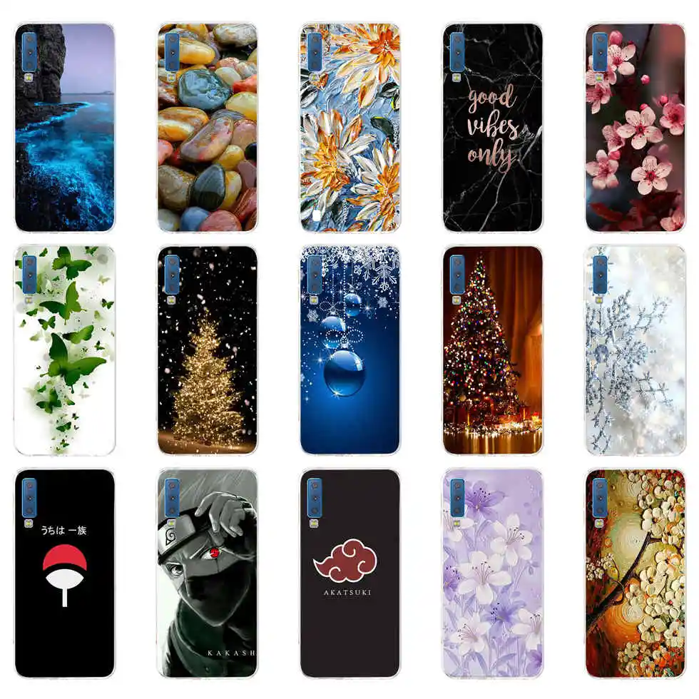 For Samsung A7 2018 Case Soft Silicone Back Cover fundas Phone Case For Samsung Galaxy A7 A 7 2018 A750 A750f Case Bumper