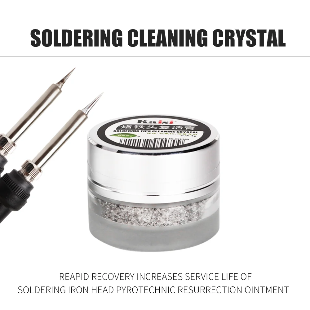 Creme de limpeza para ponta de ferro solda, refrescador para ponta de ferro de solda, ressurreição, reparo de cabeça, para solda pcb