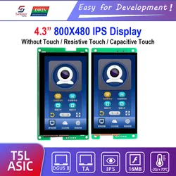 Pantalla inteligente Dwin T5L HMI, DMG80480C043_01W / 02W 4,3