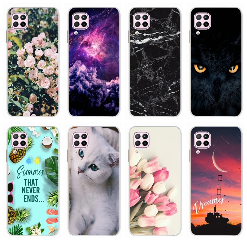 For Huawei Nova 7i Case Huawei Nova7i Phone Cases Fashion Printed Soft Silicone TPU Back Cover For Huawei Nova 7i JNY-L21 L22