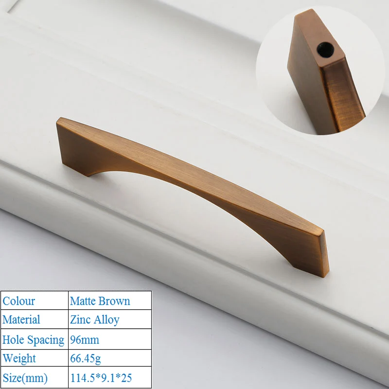 Zinc Alloy Decorative Furniture Door Handle Nordic And Chinese Style Kitchen Cabinet Drawer Flush Handles For Interior Doors